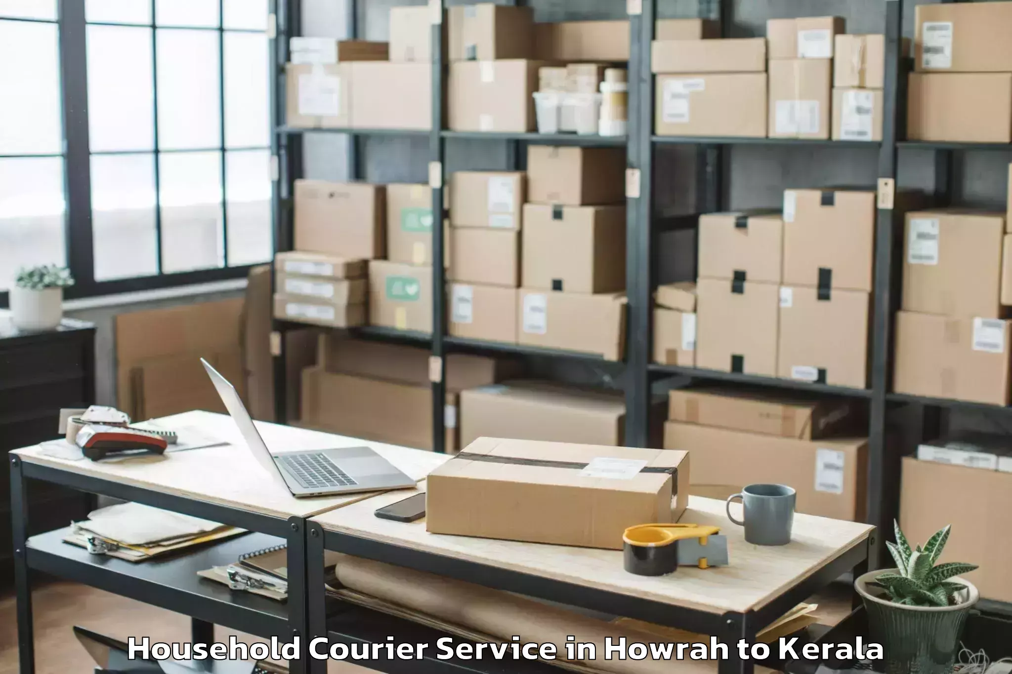 Top Howrah to Trivandrum Household Courier Available